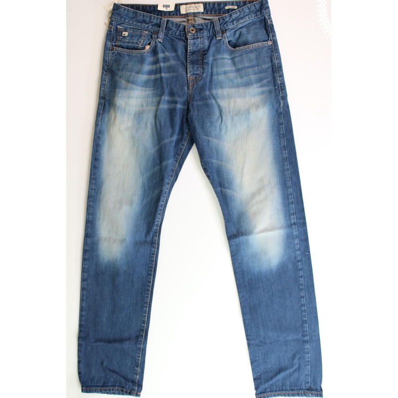 Scotch & Soda Mens Ralston Slim Fit Jeans 30 x 32 Blue Beaten Back