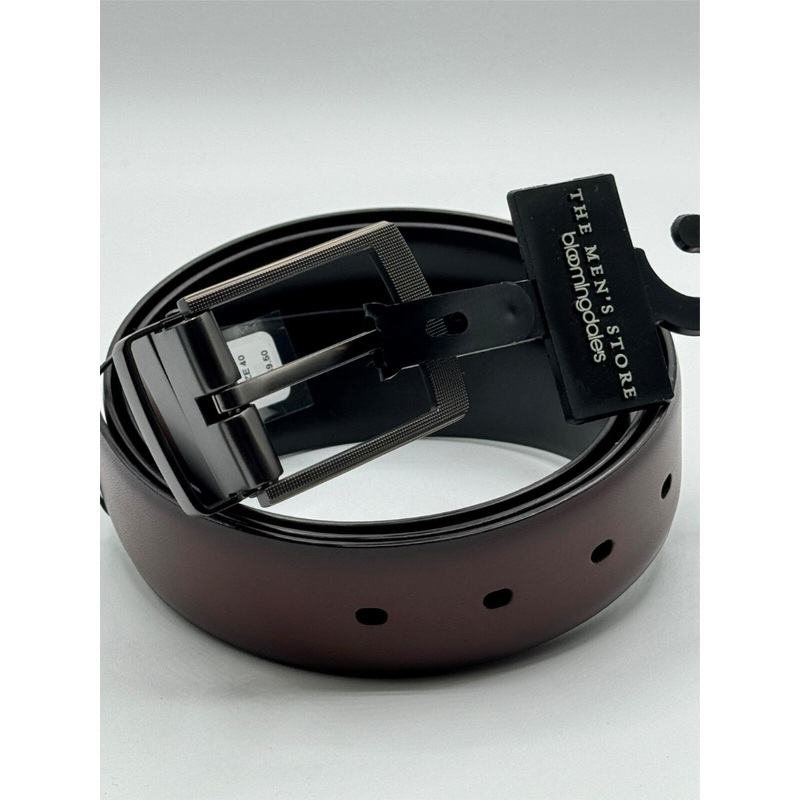 The Mens Store at Bloomingdale's Men's Cabernet Brown 36 Reversible Leather Belt