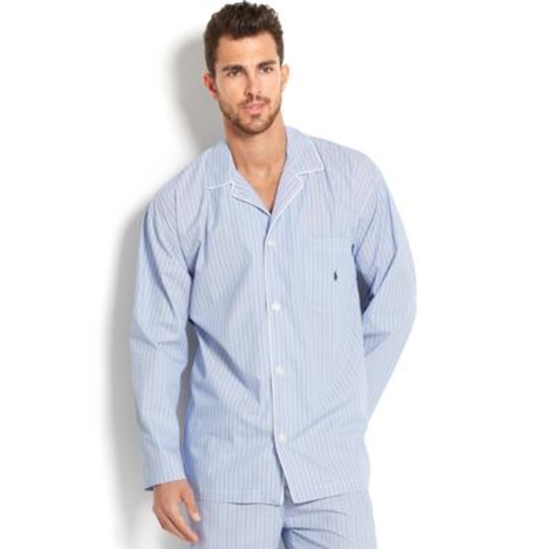 Polo Ralph Lauren Mens Big and Tall Button Down Pajama Shirt 3XT