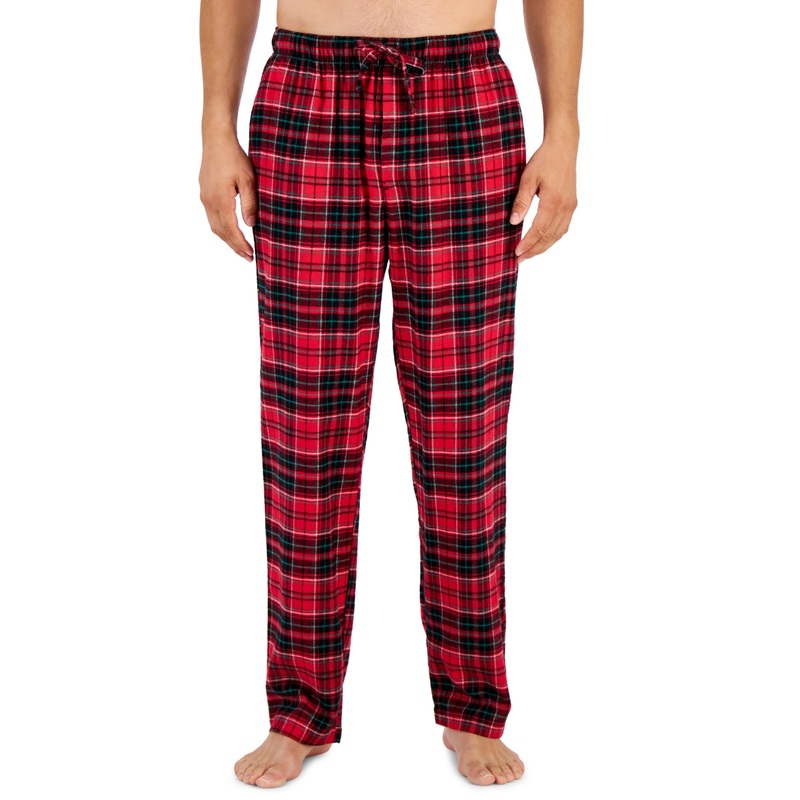 Club Room Men's Red Flannel Pajama Pants XL