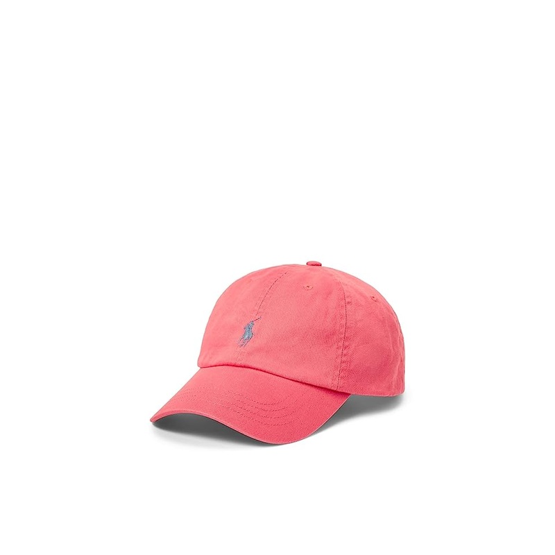 Polo Ralph Lauren Men's Red Cotton Chino Ball Cap Baseball Hat Adjustable