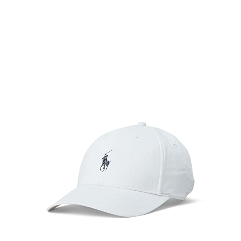 Polo Ralph Lauren Mens White Twill Ball Cap Baseball Hat adjustable