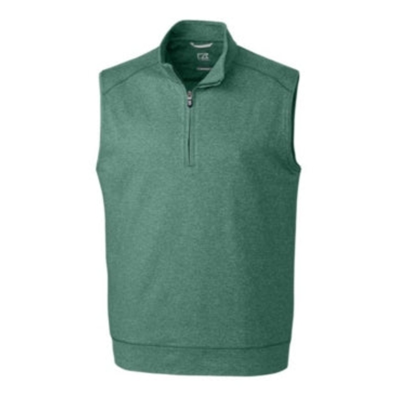 Cutter Buck Men's Shoreline Vest Hunter Heather XL