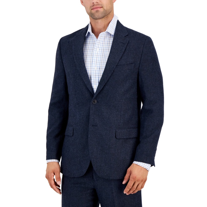 Nautica Mens Modern-Fit Stretch Nested Blue Two Piece 42R / 36 x 32