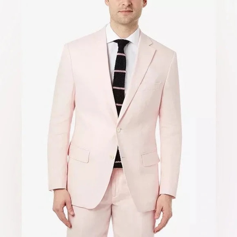 Lauren Ralph Lauren Men's  UltraFlex Classic Fit Sport Coat  Blazer Pink 38R