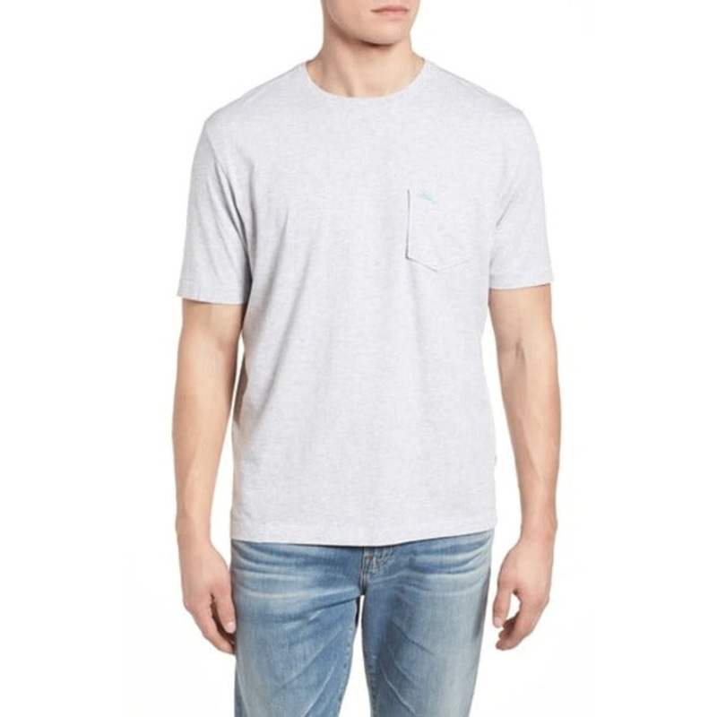 Tommy Bahama Bali Sky Pocket T Shirt Zinc Grey 2XL