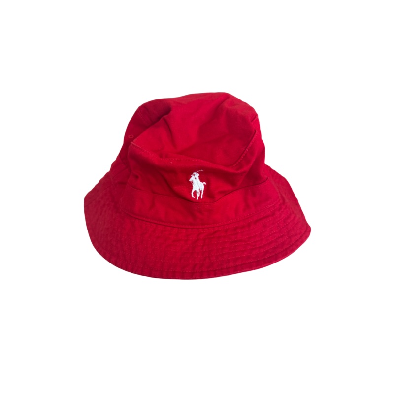Polo Ralph Lauren Mens Cotton Chino Bucket Hat Red L XL