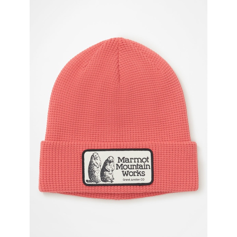 Marmot Mens Haypress Beanie Hat Grapefruit OSFA