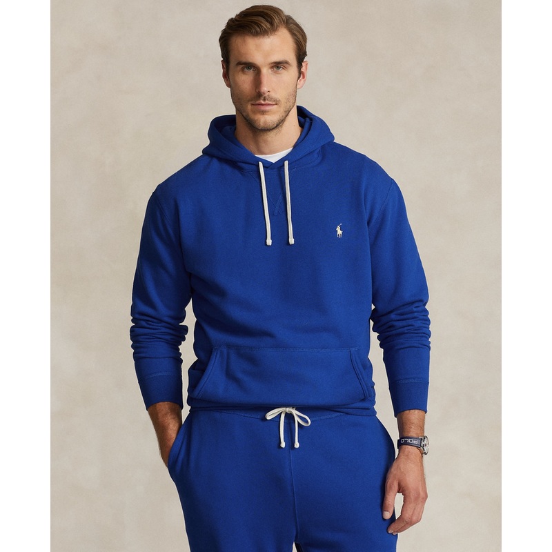 Polo Ralph Lauren Mens Big Tall Fleece Hoodie Sweatshirt New Sapphire Blue XLT