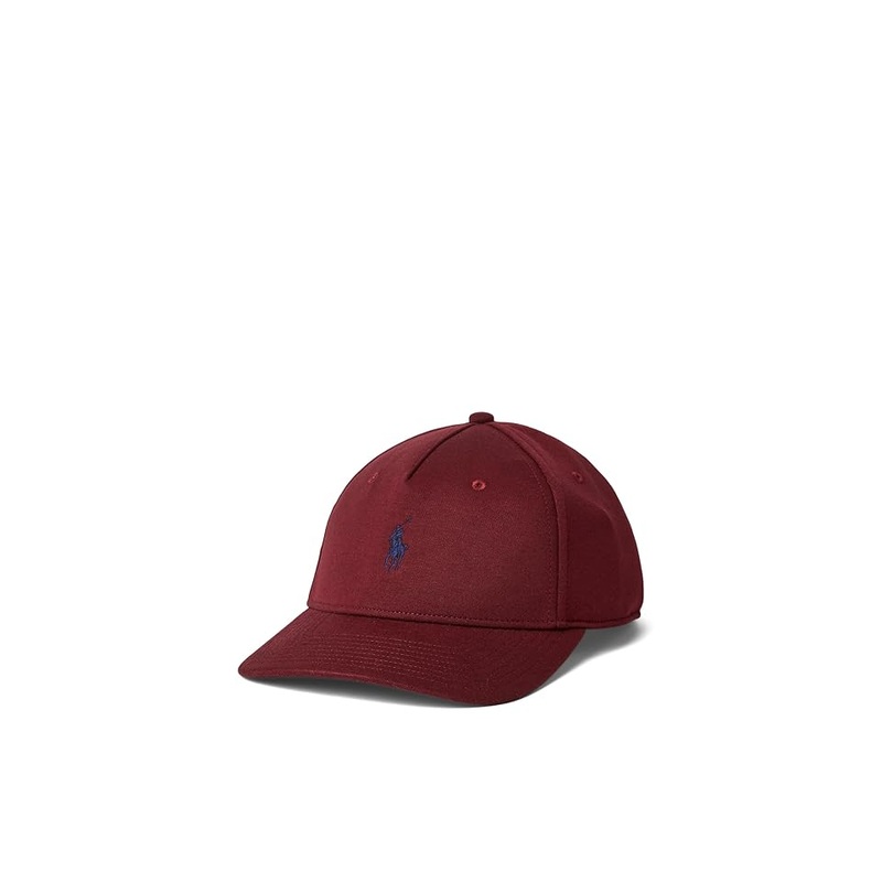 Polo Ralph Lauren Mens Double Knit Jacquard Ball Cap Harvard Wine No Size