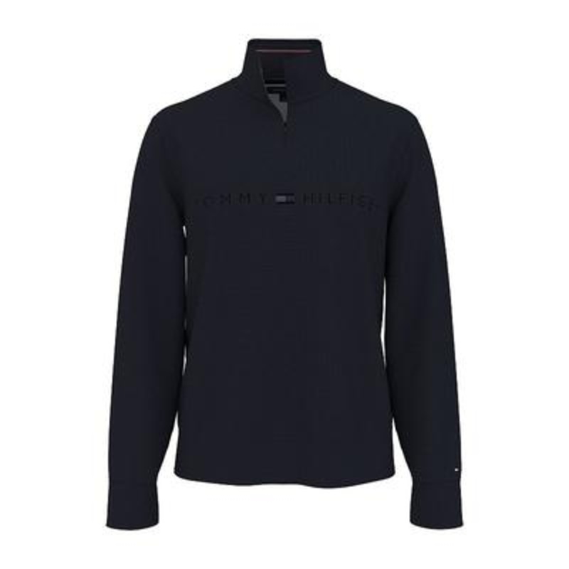 Tommy Hilfiger Mens Mock Neck Sweater Desert Sky Blue XL