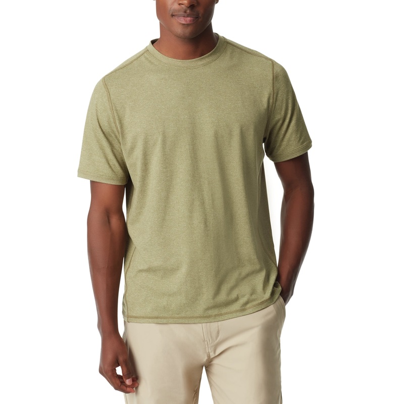 Bass Outdoor Mens Core Short Sleeve T Shirt Deep Lechen Green 2XL