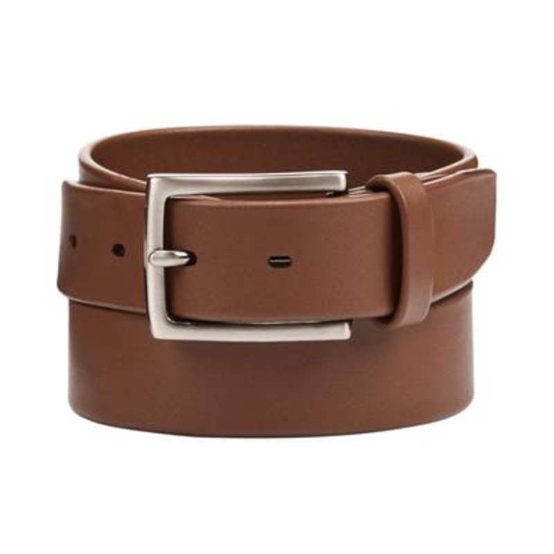 Perry Ellis Portfolio Men's Leather Casual Belt Brown Size 40