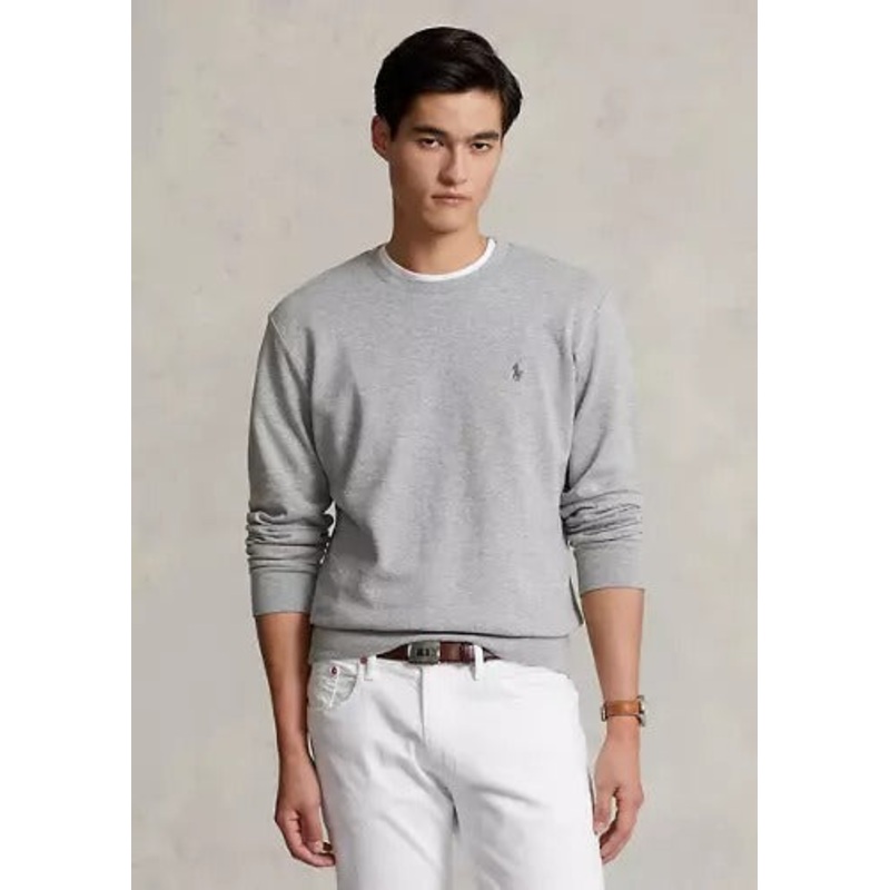 Polo Ralph Lauren Men's Crew Neck Pullover Andover Heather Grey XXL