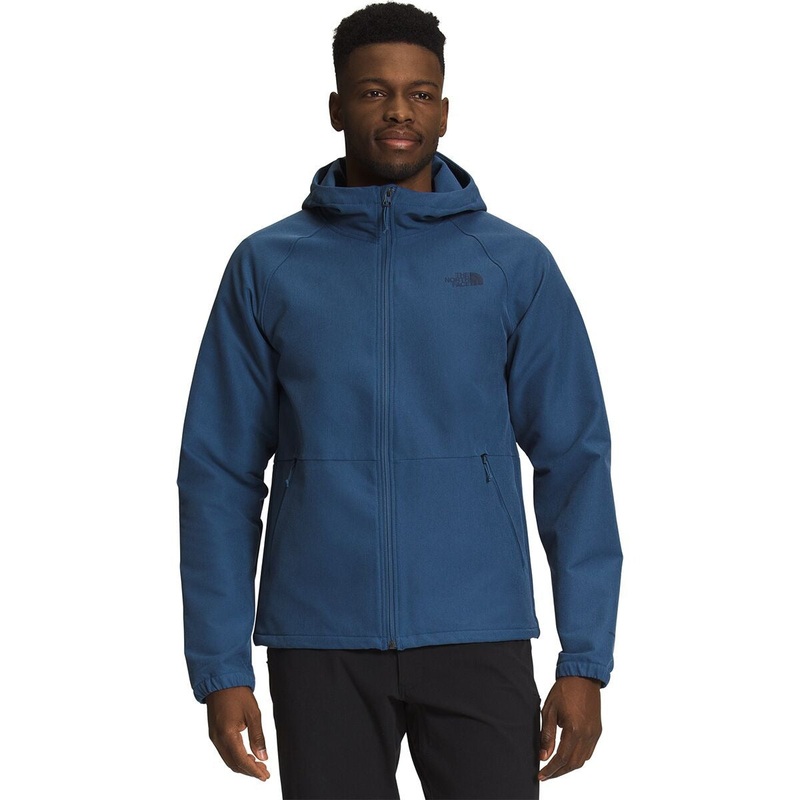 The North Face Camden Soft Shell Hooded Jacket Coat XXL Blue