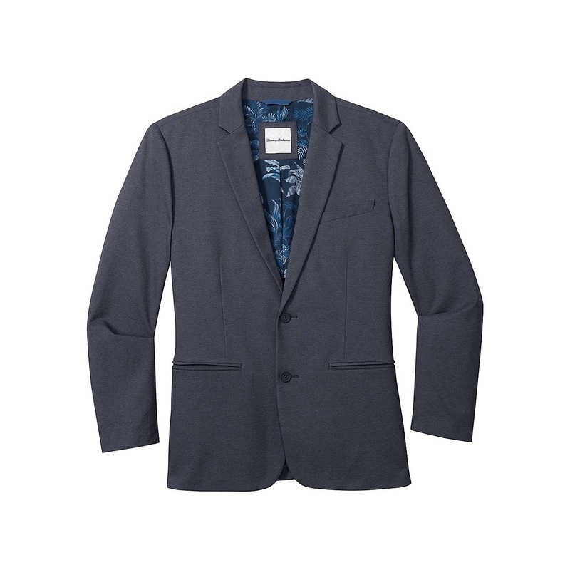 Tommy Bahama Mens On Par Two Button Sport Coat Blazer Belmont Blue XL