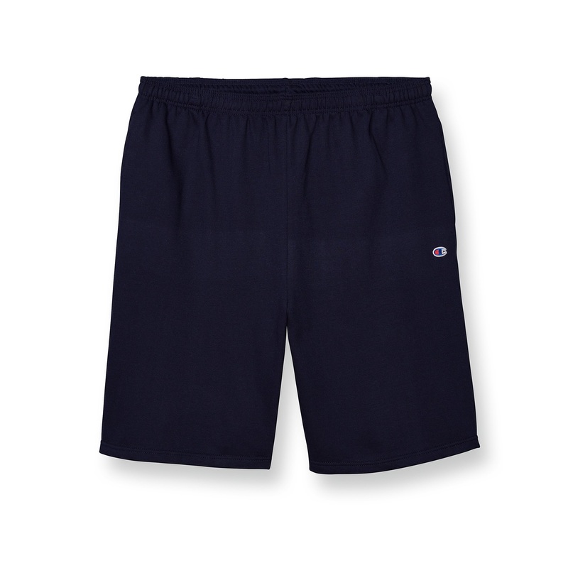 Champion Mens Big Tall 10 Inseam Fleece Shorts Navy Blue 3XL