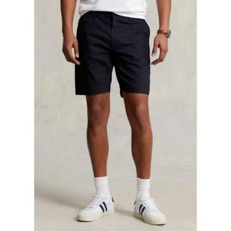 Polo Ralph Lauren Men's 7 Inch Slim Fit Dobby Shorts Collection Navy Blue 40