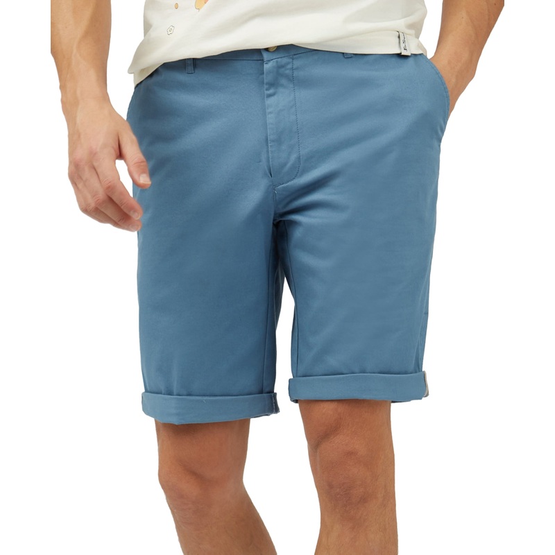 Ben Sherman Men's Signature Chino Shorts Blue 32 Waist