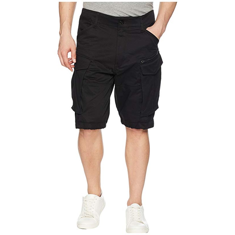 G Star Raw Mens Rovic Loose Fit Cargo Shorts Black 34