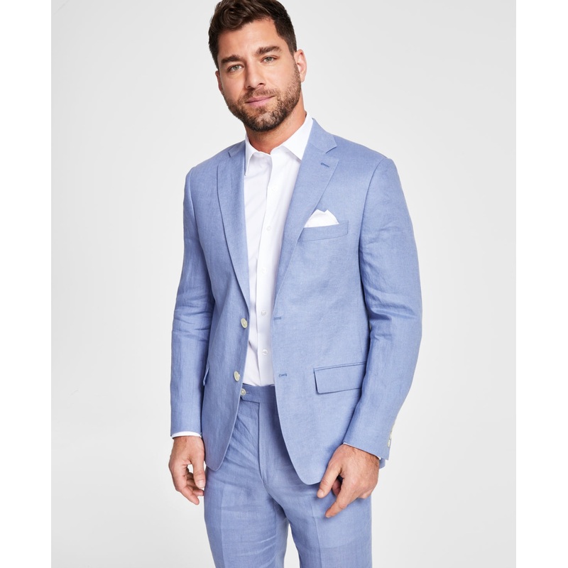 Lauren Ralph Lauren Men's UltraFlex Classic Fit Sport Coat Blazer Light Blue 43R