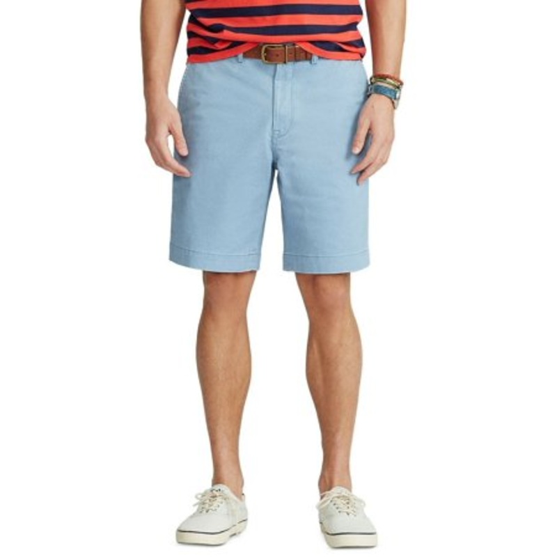 Polo Ralph Lauren Men's 9.5" Stretch Classic Fit Chino Shorts Channel Blue 36