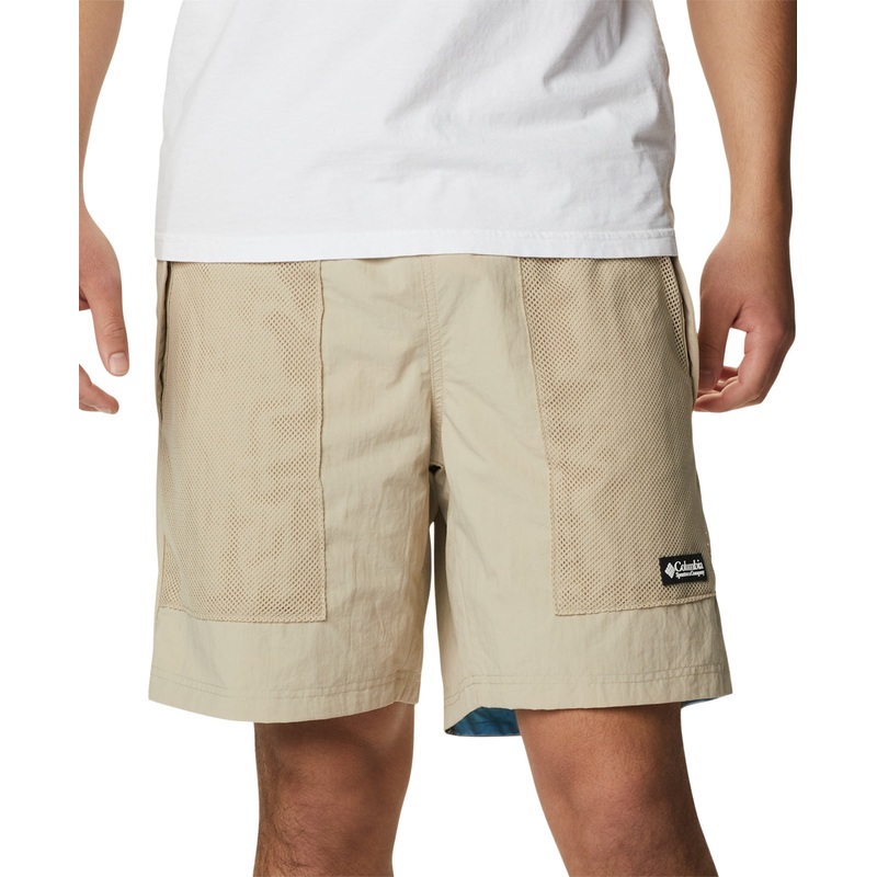 Columbia Adult Mens Deschutes Valley Reversible Shorts Brown 2XL