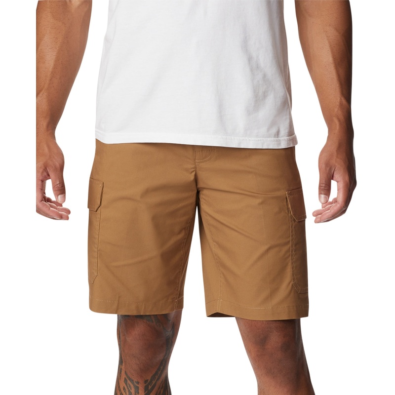 Columbia Men's Rapid Rivers Comfort Stretch Cargo Shorts Delta Brown 38
