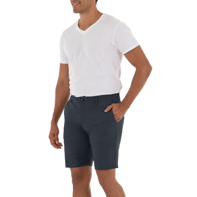 Guy Harvey 9" Mens Stretch Fabric Hybrid Short Blue 36