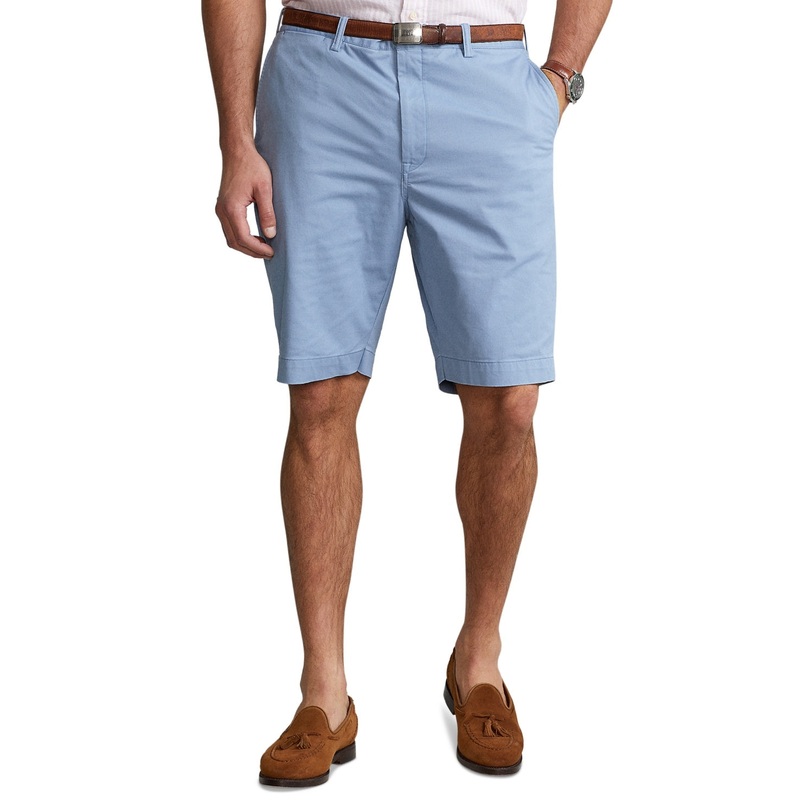 Polo Ralph Lauren Men's Big & Tall Stretch Classic Fit Chino Shorts Blue 42 Tall