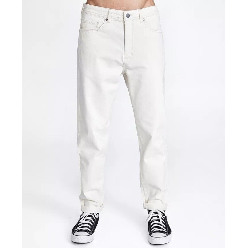 COTTON ON Men's Relaxed Tapered Jeans Size 30 White