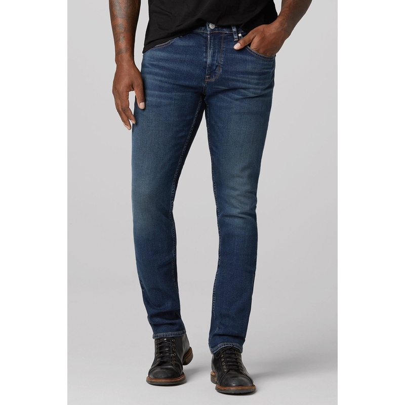 Hudson Mens Blake Slim Straight Jeans Size 34 Blue Stretch