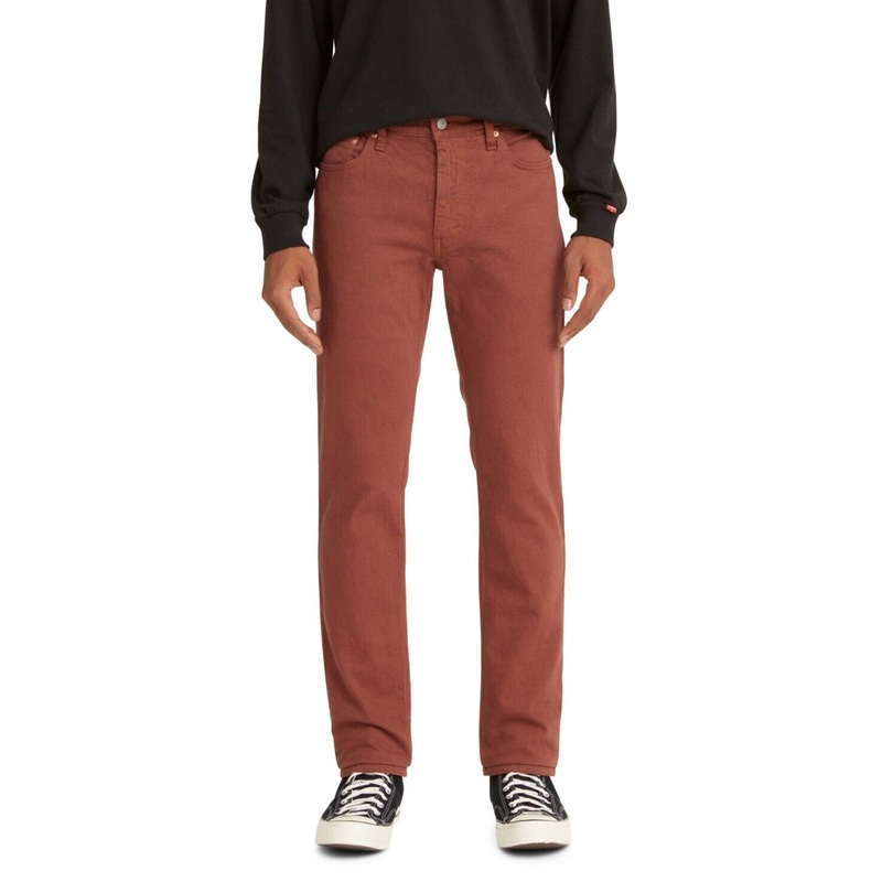Levi's Men's 511 Slim Fit Eco Ease Jeans 32 x 32 Burgundy Red