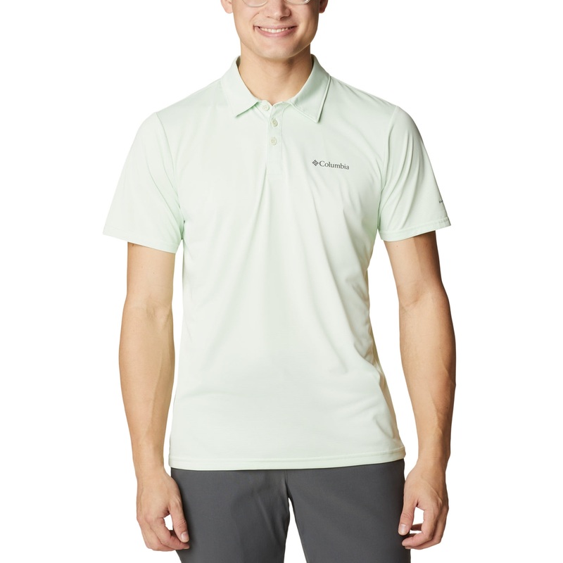 Columbia Men's Hike Polo Shirt Ice Green Small