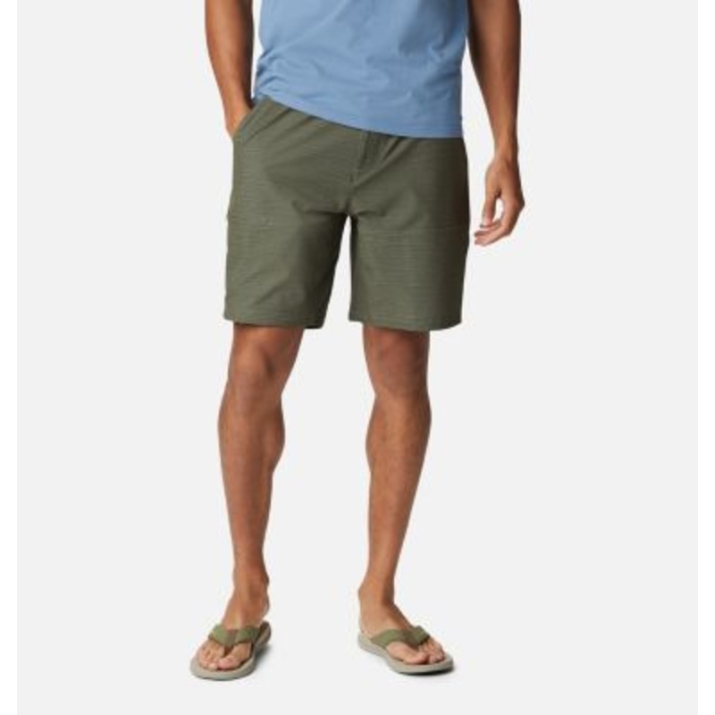 Columbia Men's Twisted Creek Upf 50 Water Repellent Shorts Stone Green Medium