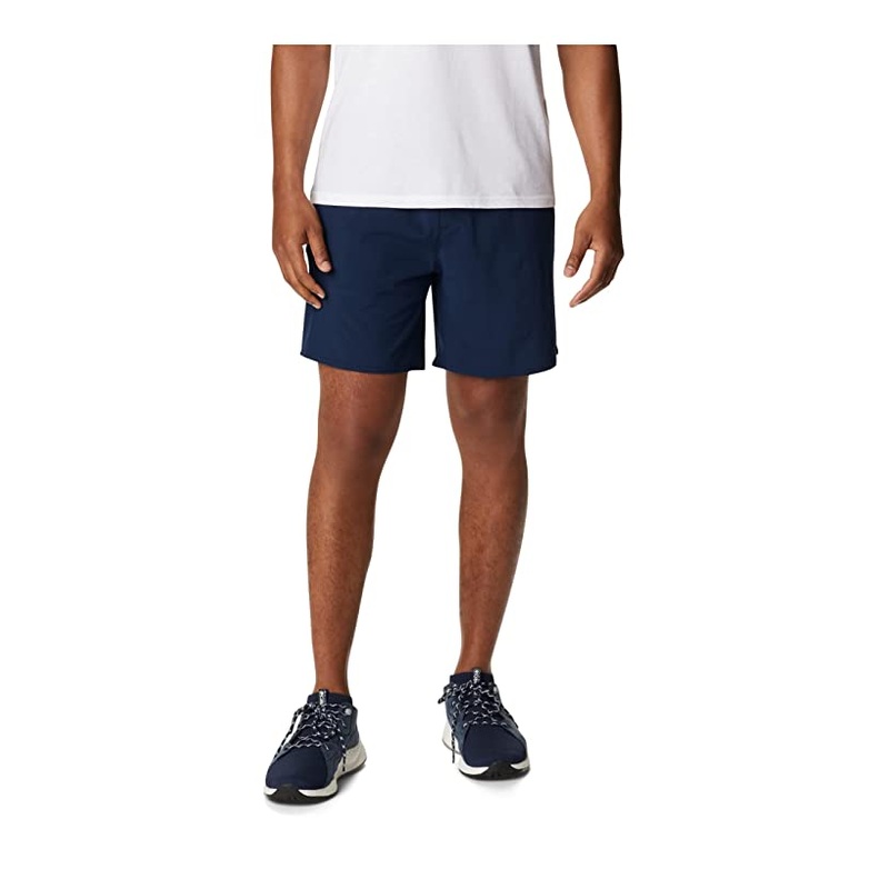 Columbia Mens Hike 7" Shorts Collegiate Navy Small