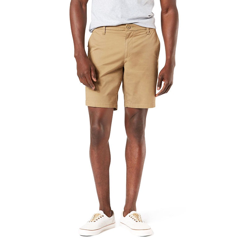 Dockers Mens Big and Tall Ultimate 9.5" Shorts Brown 60
