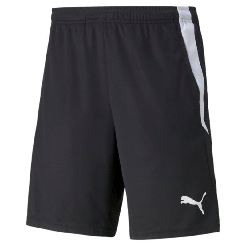 Puma Mens Mid Rise Teamsport Moisture Wicking Workout Shorts Black XXL