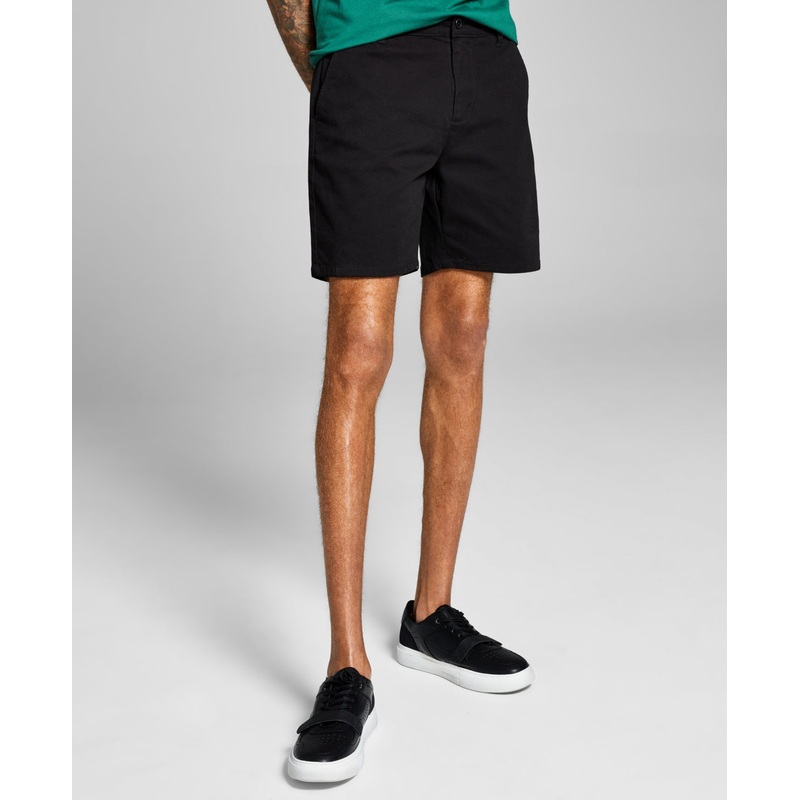 And Now This Men's Stretch Chino Shorts Black 38