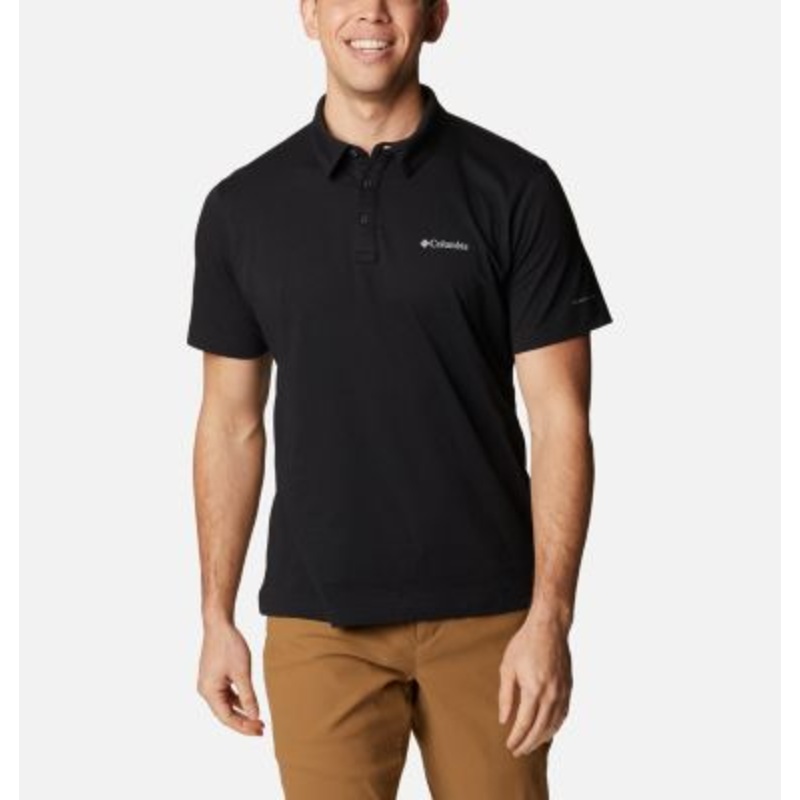 Columbia Men's Thistletown Hills Logo-Print Tech Polo Shirt