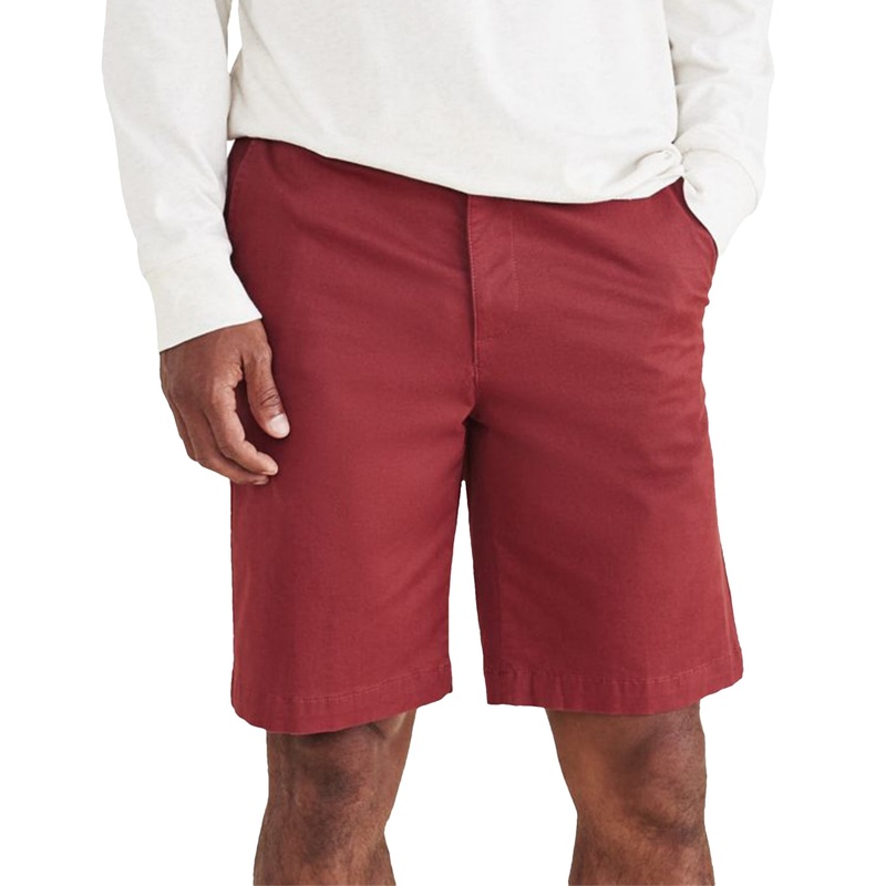 Dockers Mens Ultimate 9.5" Shorts Red 32