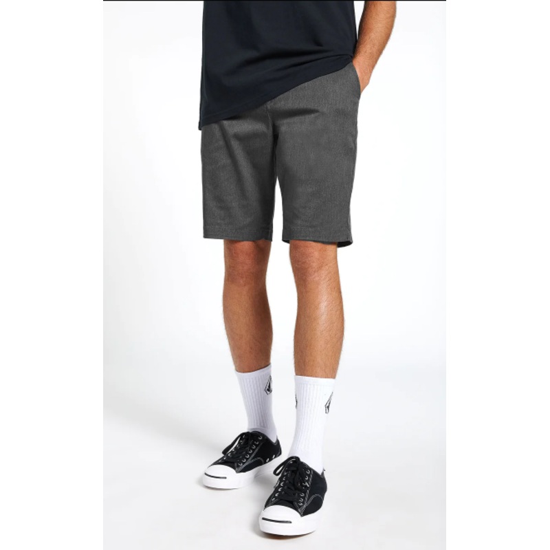 Volcom Mens Kerosene Hybrid Shorts Charcoal Grey Heath  31