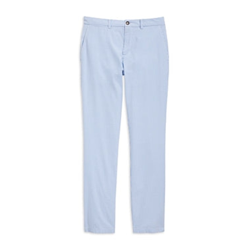 Vineyard Vines Seersucker Breaker Dress Pants Bayside Blue 36 x 30