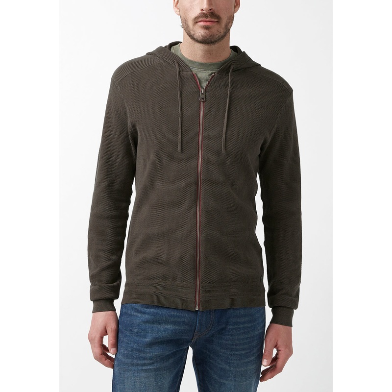 BUFFALO DAVID BITTON Men's Wasolop Long-Sleeve Hoodie Sweater Large Brown