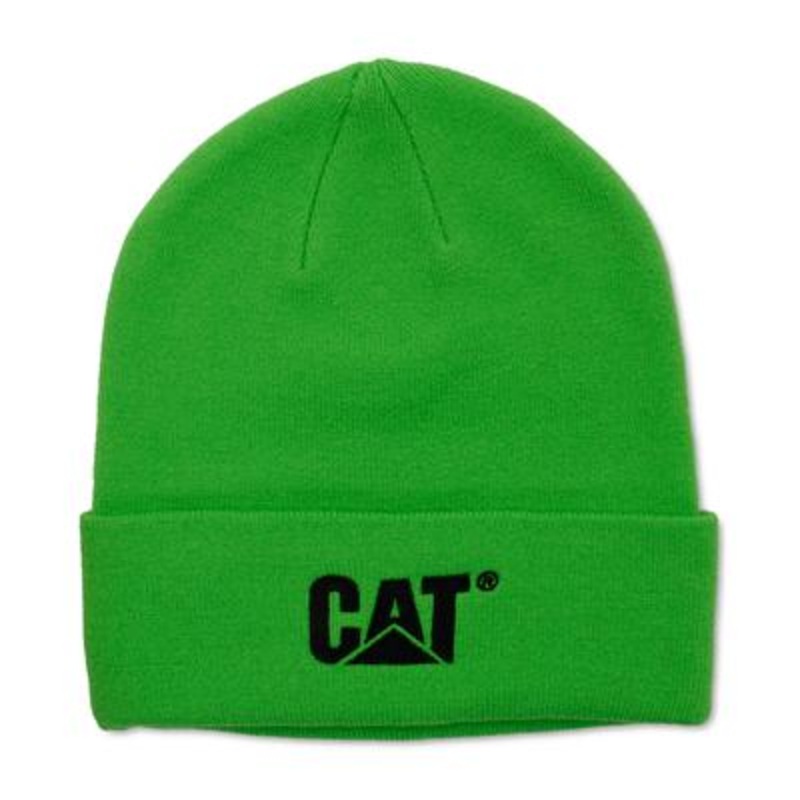 Caterpillar Men's Trademark Cuff Beanie Hat Green