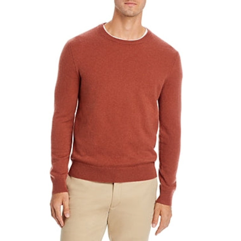 The Men's Store  Cashmere Crewneck Sweater Brick Red 2XL