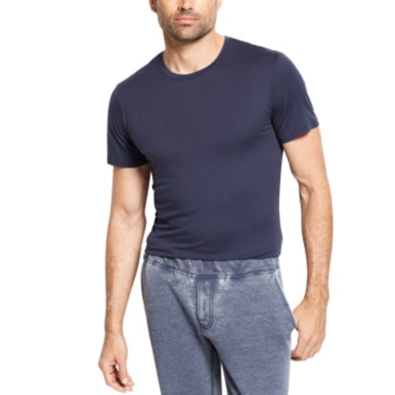 32 Degrees Men's Cool Ultra Soft Light Weight Crew Neck Pajama T Shirt Blue XL