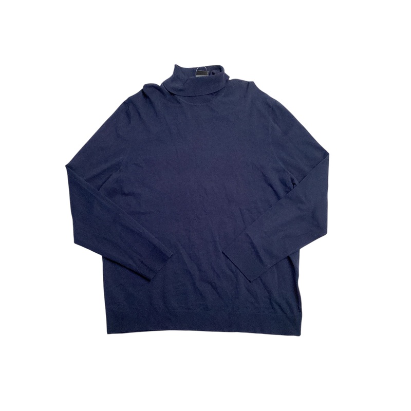 Alfani Men's Long Sleeve Turtleneck Sweater Neo Navy Medium