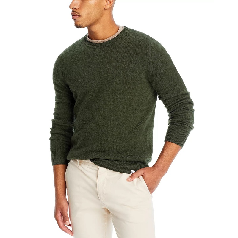 Norse Projects Sigfried Merino Wool Regular Fit Crewneck Sweater XL Army Green