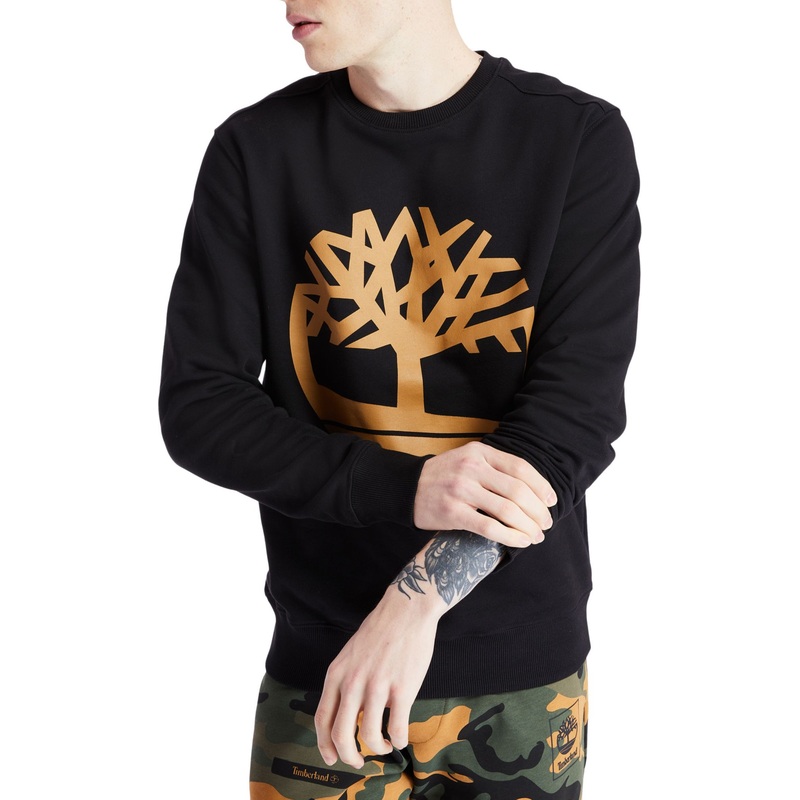 Timberland Mens Core Tree Logo Sweatshirt XL Black
